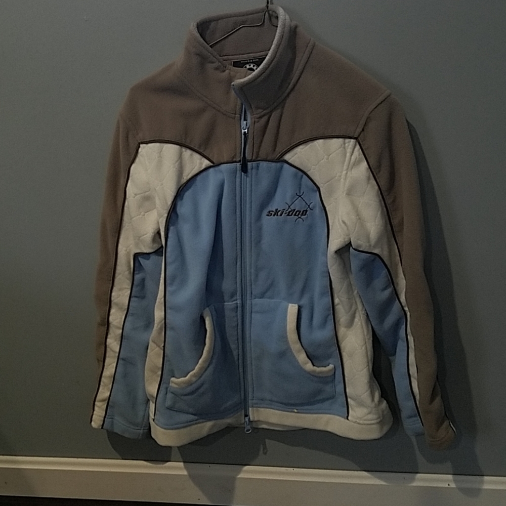 Ski Doo full zip fleece, women's medium